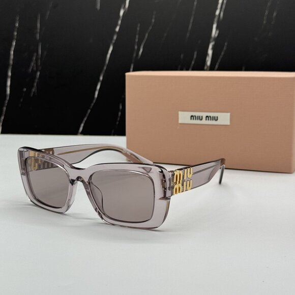 NEW MIU MIU MU07YS 12W20I PURPLE WOMEN SUNGLASSES SMU 07Y 12W20I, MU 07YS 12W20I - Picture 2 of 11